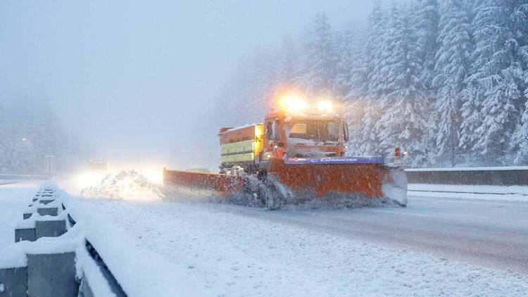 Schneefall Österreich
